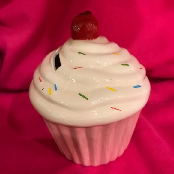 Ceramic Cupcake Coin Bank - Picture 4 of 6